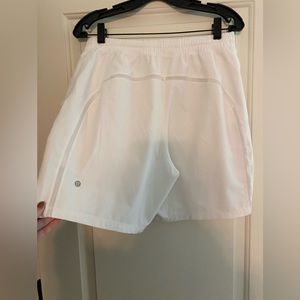 MENS LULULEMON Running Shorts // White // size M